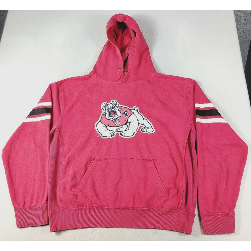 Fresno State Bulldogs Hoodie Mens 2XL Red NCAA Football Campus Heritage Victor E